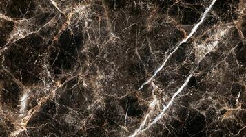 Black Marble Texture with White Veins photo