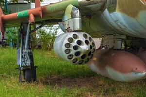 Austria, VIENNA - 06.13.2022 Sukhoi Su7 Fitter-A fighter-bomber, swept wing, cold war, soviet planes. photo