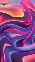 A colorful abstract background with waves and swirls video