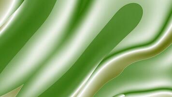 A green and white abstract background with waves video