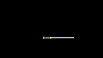 A sleek golden scythe gleams against the void, representing power, precision, and the harvesting of time or life itself video
