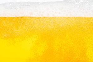 Close up bright orange Oil or beer splash texture and nature waves, Beautiful waves curve and little bubbles smooth for graphic design and background, Oil Bubbles, Soft beer bubbles, Selectiv photo