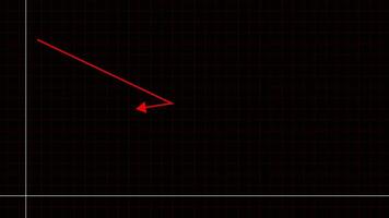 a graph with a red arrow pointing to the right video