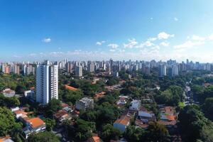 aéreo ver de el ciudad de Brasil foto