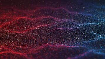 Abstract background with red and blue dots video