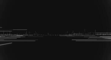 Abstract black and white abstract background with lines video