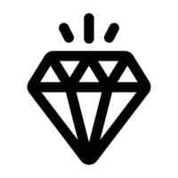 Simple Jewelry outline icon. The icon can be used for websites, print templates, presentation templates, illustrations, etc vector