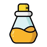 Simple Perfume colorful icon. The icon can be used for websites, print templates, presentation templates, illustrations, etc vector