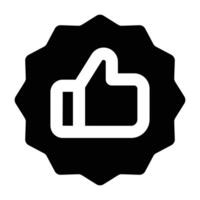 Simple Good Quality glyph icon. The icon can be used for websites, print templates, presentation templates, illustrations, etc vector