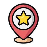 Simple Party location colorful icon. The icon can be used for websites, print templates, presentation templates, illustrations, etc vector