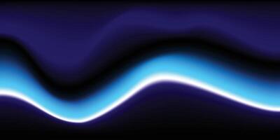 Blue liquid gradient background template copy space. Modern blurred color gradation graphic element. vector