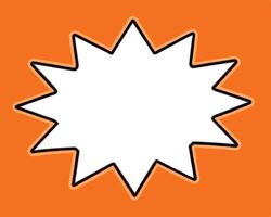 Pop Art Explosion in a Speech Bubble.Pop art speech burst vector