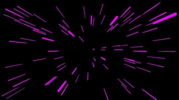 Abstract Hyper Jump into Another Galaxy. Anime Speed Lines blue Background. Supersonic flight at the speed of light. Light Speed Lines Technology Background Loop video