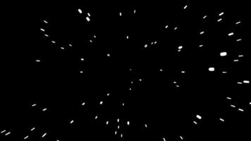 Abstract Hyper Jump into Another Galaxy. Anime Speed Lines blue Background. Supersonic flight at the speed of light. Light Speed Lines Technology Background Loop Dark video