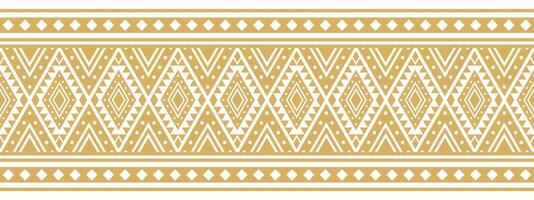 Abstract tribal textile pattern in ethnic aztec border style. vector