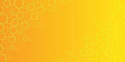 Technology yellow background.Geometric rhombuses.Abstract tech. vector
