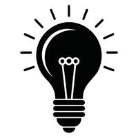 Light Bulb Icon Idea And Innovation vector