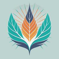 Abstract Floral Element Illustration Design vector