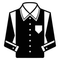 Shirt Icon Illustration Minimalist Style vector