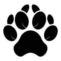 Illustration Of A Paw Print vector