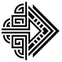 Abstract Geometric Pattern Illustration Design vector