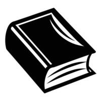 Black And White Book Illustration Graphic vector