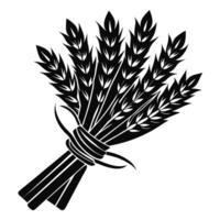 Black And White Wheat Bundle vector