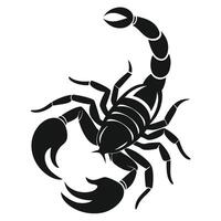 Black Scorpion Design vector
