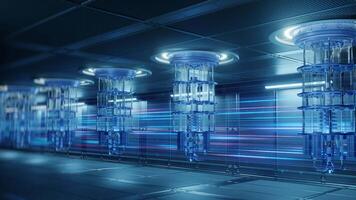 Quantum Computers in Lab with Speed Light Trails video