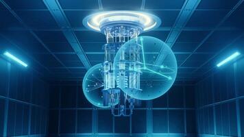 Quantum Computer with Spinning Qubits Visualization video