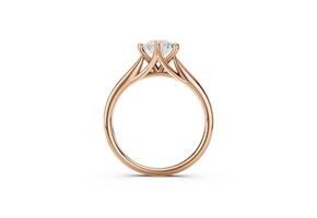 Elegant 3D render of a diamond ring rotating to show all sides. Perfect for jewelry showcase or product visualization. video
