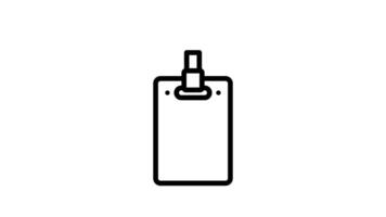 Animated black and white vip badge with a sleek and modern design. video