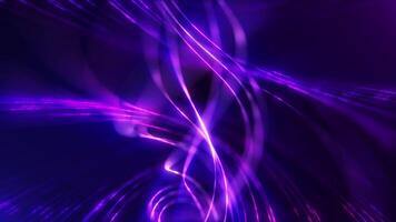 Abstract high tech glowing swirling spiral. Bright light flow. Rotating twirl background. seamless looped animation video