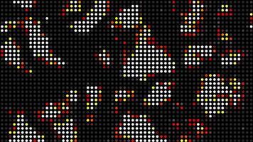 Abstract Halftone Dots Animation Dynamic Colorful Motion Graphics video