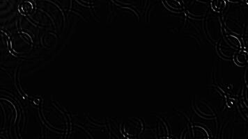 Black background with swirls and circles video