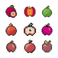 apple set pixel vector