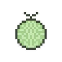 melon pixel art vector