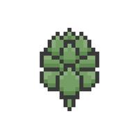 artichoke pixel art vector
