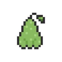 guava pixel art vector