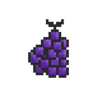 grape pixel art vector