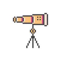telescope view retro vector