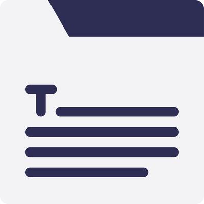 Writing Document Text