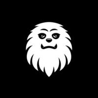 Frozen Beast Yeti Head Design vector