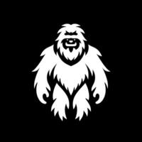 Cold Yeti Face Logo vector