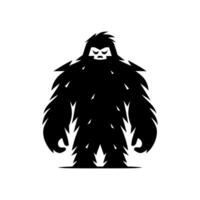 Elegant Yeti Head Logo Style vector