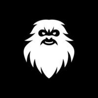 Beast Face Yeti Logo Art vector