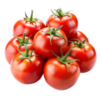 Tomatoes red color with transparent background png
