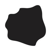 Flowing Shadows Fluid Black Design vector
