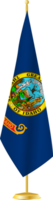 Idaho flag on a flag stand png