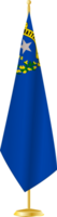 Nevada flag on a flag stand png